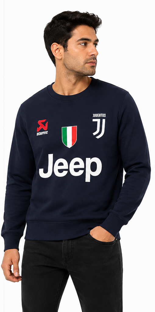 Juventus Crewneck Sweatshirt – Bold Blue Design